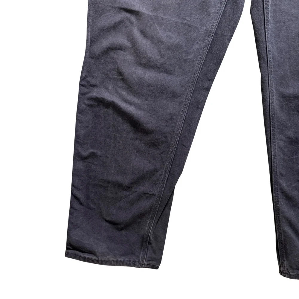 Carhartt B11 PTD Washed Duck Work Dungaree Carpenter Pants Mens‎ 36x32 Grey Blue